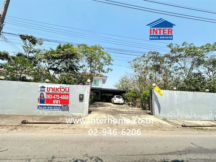 บ้านเดี่ยว 2 ชั้น 200 ตร.ว. บ้านเดี่ยว ซอยโรงเรียนบ้านคลองฝรั่ง ถนนบางกรวย-ไทรน้อย ถนนกาญจนาภิเษก ไทรน้อย นนทบุรี รูปที่ 3