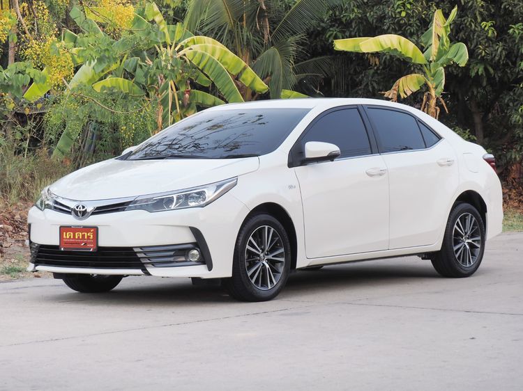 Toyota Altis 2017 1.6 G Sedan เบนซิน ไม่ติดแก๊ส เกียร์อัตโนมัติ ขาว