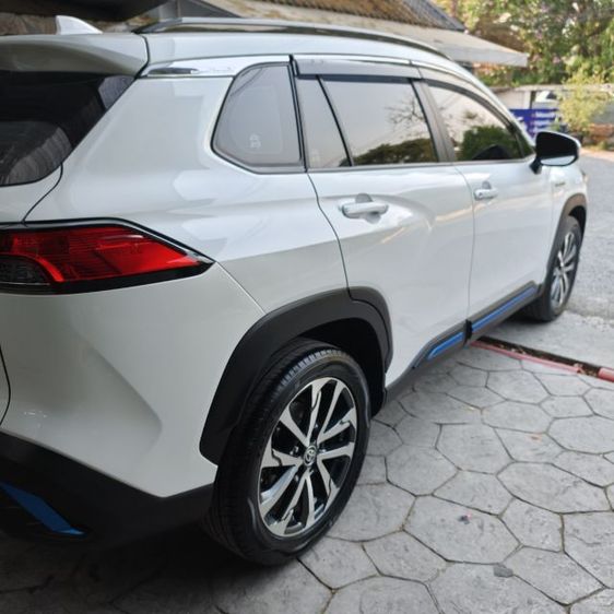 Toyota Corolla Cross 2020 1.8 Hybrid Premium Safety ไฮบริด เกียร์อัตโนมัติ ขาว รูปที่ 4