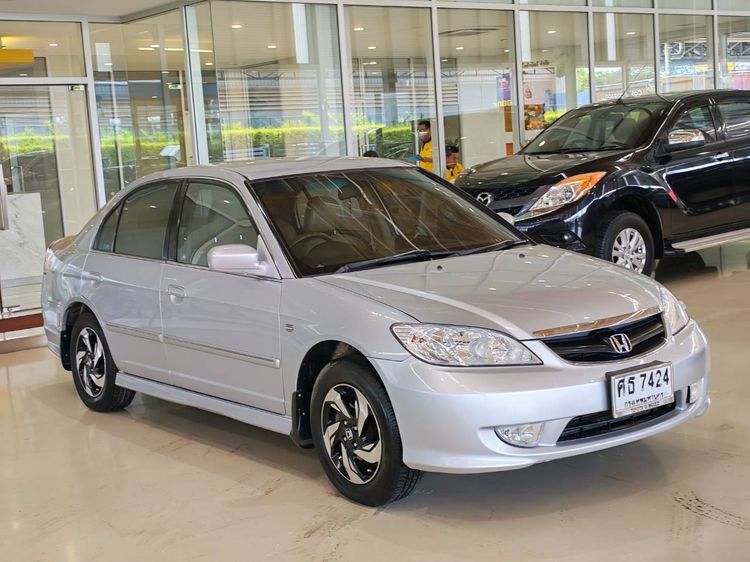 Honda Civic 2005 1.7 VTi Sedan เบนซิน ไม่ติดแก๊ส เกียร์อัตโนมัติ บรอนซ์เงิน รูปที่ 3