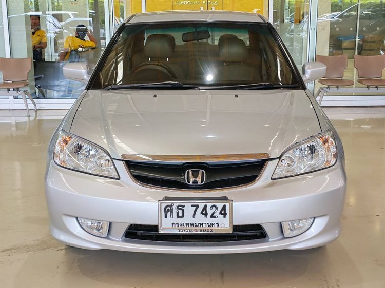 Honda Civic 2005 1.7 VTi Sedan เบนซิน ไม่ติดแก๊ส เกียร์อัตโนมัติ บรอนซ์เงิน รูปที่ 2