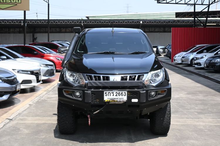 Mitsubishi Triton 2018 2.4 GLS Limited Plus Pickup ดีเซล ไม่ติดแก๊ส เกียร์อัตโนมัติ ดำ รูปที่ 2