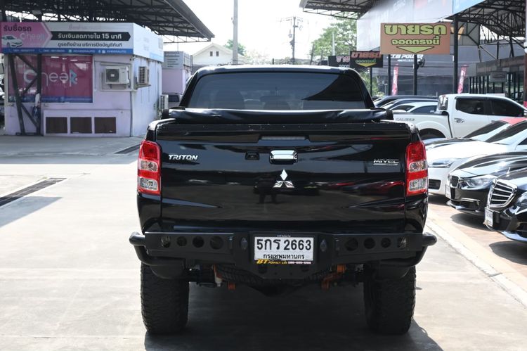 Mitsubishi Triton 2018 2.4 GLS Limited Plus Pickup ดีเซล ไม่ติดแก๊ส เกียร์อัตโนมัติ ดำ รูปที่ 3