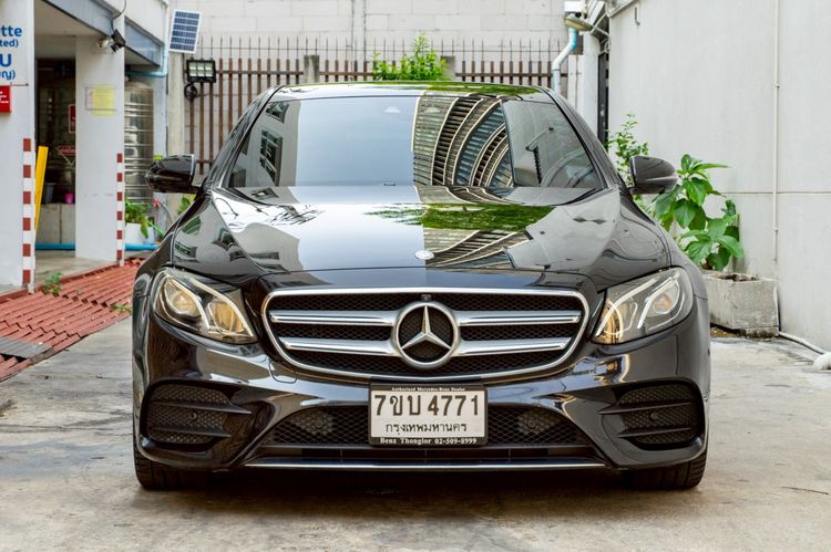 Mercedes-Benz E-Class 2017 E220 Sedan ดีเซล ไม่ติดแก๊ส เกียร์อัตโนมัติ ดำ รูปที่ 3