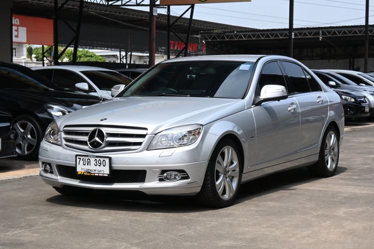 รถ Mercedes-Benz C-Class C200 Kompressor สี บรอนซ์เงิน