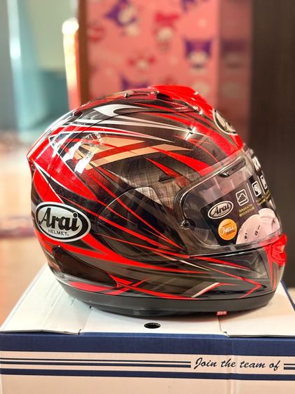 Arai rx7x radical red รูปที่ 3