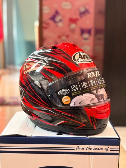 หมวกกันน็อค Arai rx7x radical red