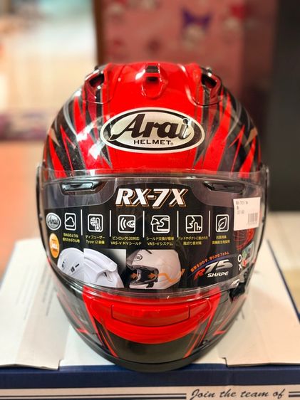 Arai rx7x radical red รูปที่ 2