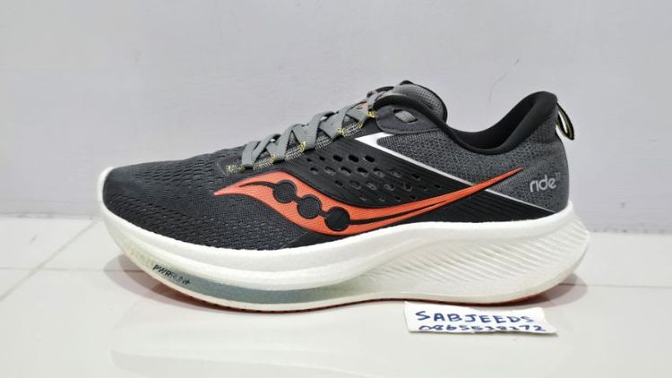 ขายรองเท้าวิ่ง Suacony รุ่น Ride17 สีเทาเข้ม US9.5 27.5CM