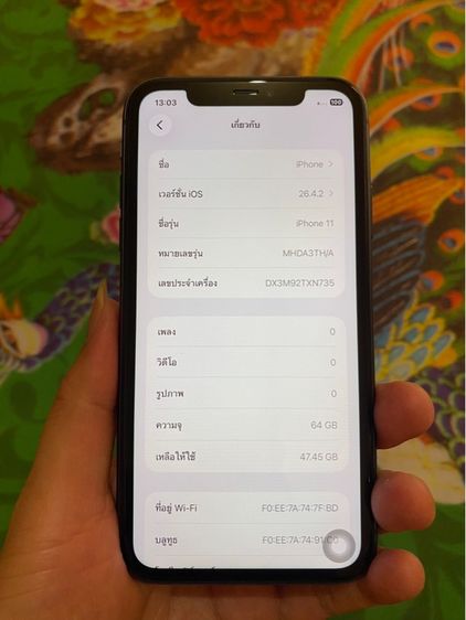  ขาย iphone 11 TH  64G Color Black รูปที่ 2