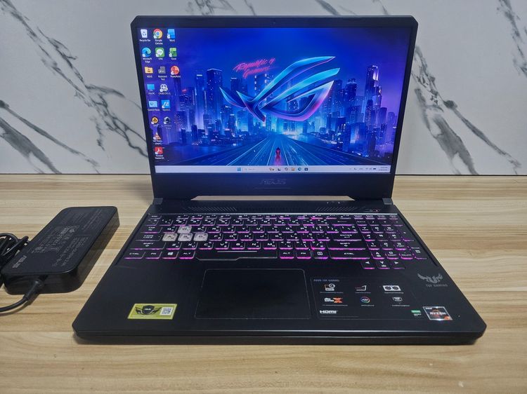 ASUS อื่นๆ 16 กิกะไบต์ อื่นๆ ไม่ใช่ Tuf gaming RYZEN 7 3750H +GTX1660TI+15.6" Ram16+SSD512 เครื่องพร้อมใช้งาน