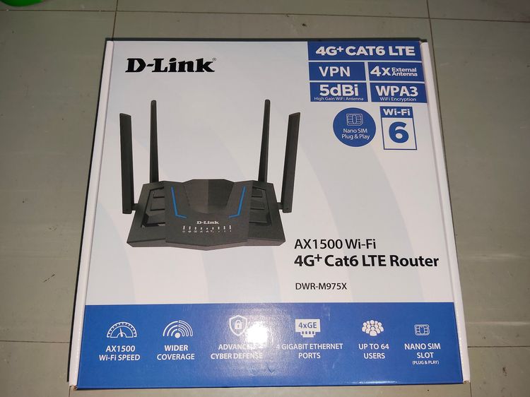 D LINK Wireless AX1500 4G LTE