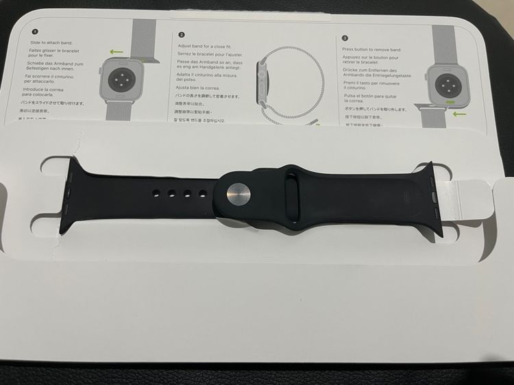 ขายสาย Apple Watch Sport Band สีดำ ของแท้ Apple พร้อมกล่อง