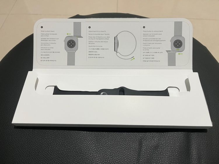 ขายสาย Apple Watch Sport Band สีดำ ของแท้ Apple พร้อมกล่อง รูปที่ 4