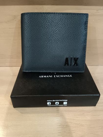 กระเป๋าสตางค์ผู้ชาย armani exchange ของแท้มือหนึ่ง