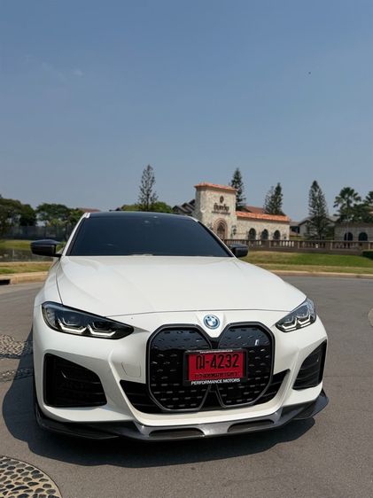 BMW I4 2024 eDrive35 M Sport Sedan ไฟฟ้า ไม่ติดแก๊ส เกียร์อัตโนมัติ ขาว รูปที่ 2