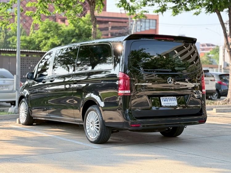 Mercedes-Benz V-Class 2024 Vito ดีเซล ไม่ติดแก๊ส เกียร์อัตโนมัติ ดำ รูปที่ 3