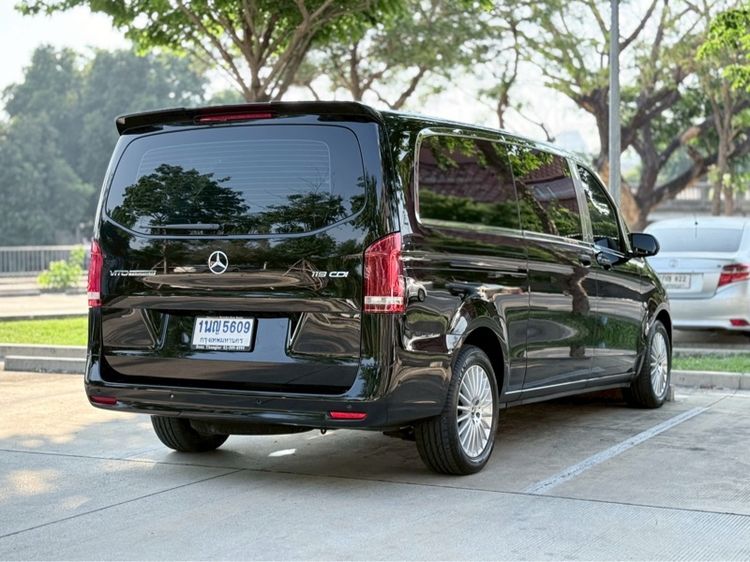 Mercedes-Benz V-Class 2024 Vito ดีเซล ไม่ติดแก๊ส เกียร์อัตโนมัติ ดำ รูปที่ 4