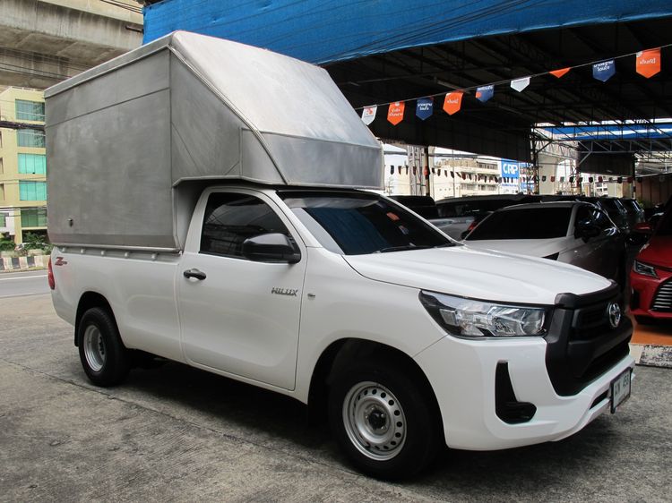 Toyota Hilux Revo 2022 2.4 Entry Van ดีเซล ไม่ติดแก๊ส เกียร์ธรรมดา ขาว รูปที่ 2