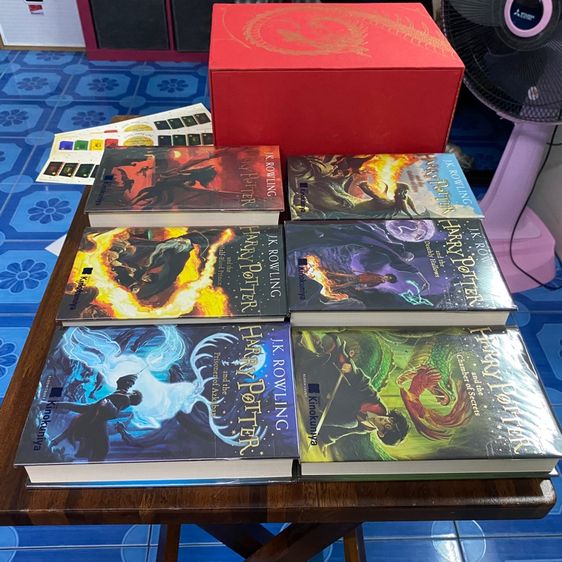 The complete collection Harry Potter English books