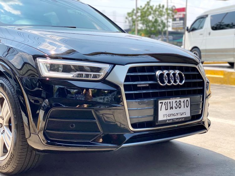 Audi Audi Q3  2017 2.0 TDI Quattro 4WD Utility-car ดีเซล ไม่ติดแก๊ส เกียร์อัตโนมัติ ดำ รูปที่ 2
