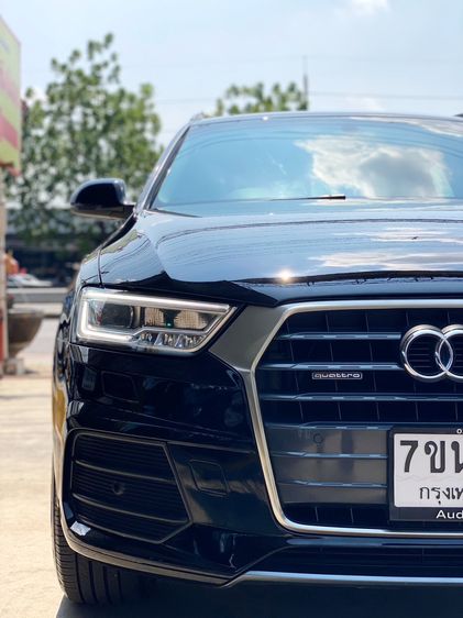Audi Audi Q3  2017 2.0 TDI Quattro 4WD Utility-car ดีเซล ไม่ติดแก๊ส เกียร์อัตโนมัติ ดำ รูปที่ 3