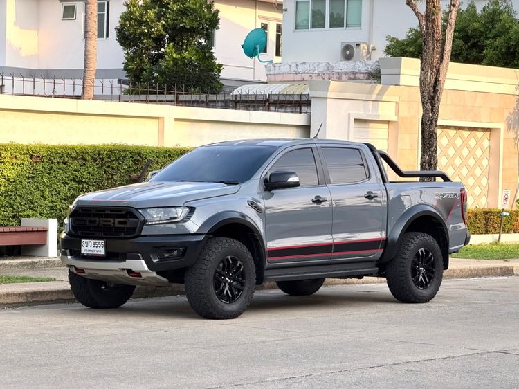Ford Ranger 2022 2.0 Raptor 4WD Pickup ดีเซล ไม่ติดแก๊ส เกียร์อัตโนมัติ เทา