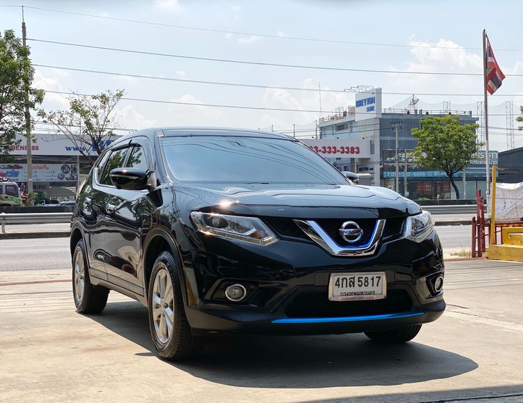 Nissan X-Trail 2016 2.0 E Hybrid Utility-car ไฮบริด ไม่ติดแก๊ส เกียร์อัตโนมัติ ดำ