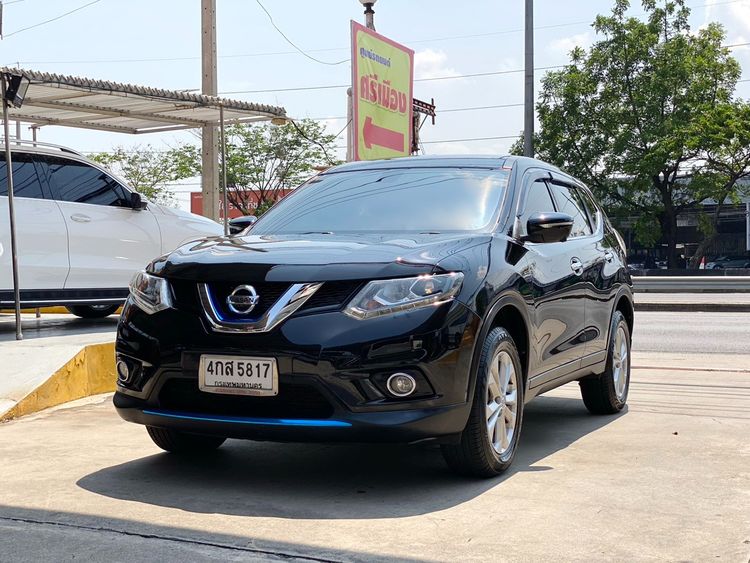 Nissan X-Trail 2016 2.0 E Hybrid Utility-car ไฮบริด ไม่ติดแก๊ส เกียร์อัตโนมัติ ดำ รูปที่ 4