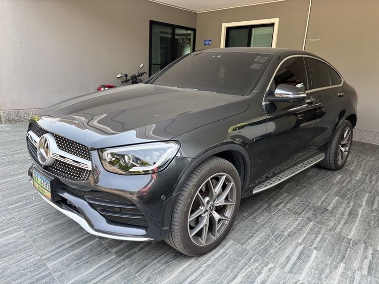 Mercedes-Benz GLC-Class 2021 GLC300e Utility-car ปลั๊กอินไฮบริด (PHEV) เกียร์อัตโนมัติ เทา รูปที่ 4