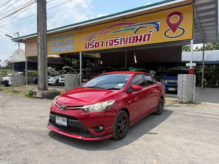 Toyota Vios 2013 1.5 J Sportivo Sedan เบนซิน ไม่ติดแก๊ส เกียร์อัตโนมัติ แดง