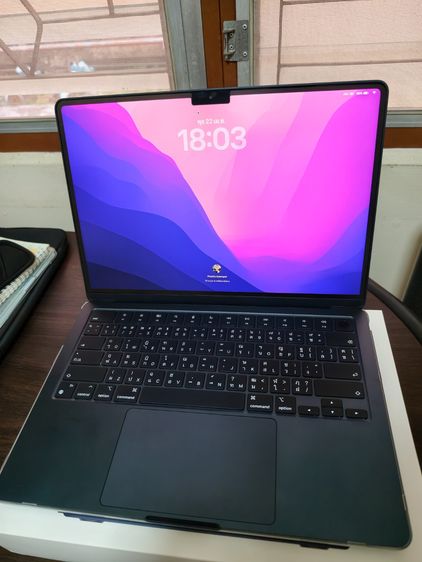 ขาย MacBook Air M2 สี Midnight สเปกสั่งพิเศษ RAM 16GB สภาพนางฟ้า กล่องพร้อมอุปกรณ์ครบ