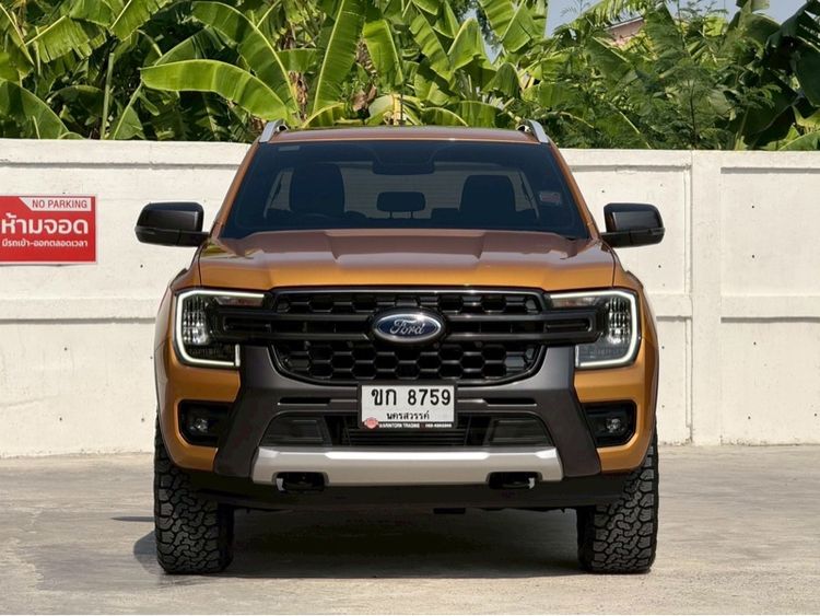 Ford Ranger 2022 2.0 Turbo Hi-Rider Wildtrak Pickup ดีเซล ไม่ติดแก๊ส เกียร์อัตโนมัติ เหลือง รูปที่ 2