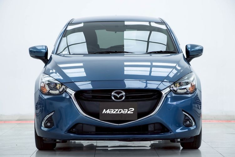 Mazda Mazda 2 2019 1.3 Sports High Connect Sedan เบนซิน ไม่ติดแก๊ส เกียร์อัตโนมัติ น้ำเงิน รูปที่ 4