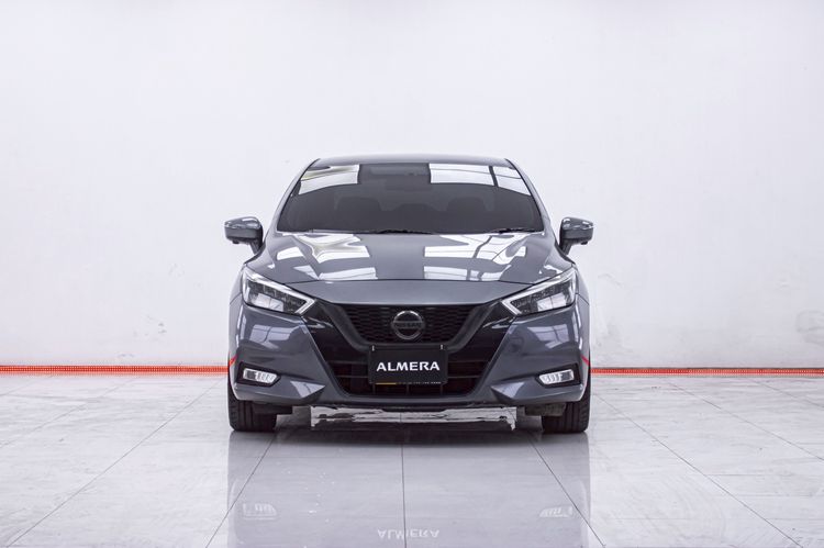 Nissan Almera 2020 1.0 V Sedan เบนซิน ไม่ติดแก๊ส เกียร์อัตโนมัติ เทา รูปที่ 4