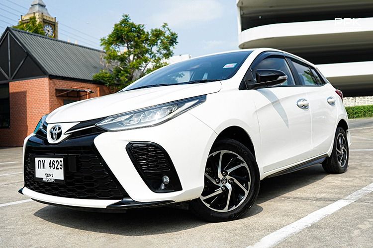 Toyota Yaris 2021 1.2 Sport Sedan เบนซิน ไม่ติดแก๊ส เกียร์อัตโนมัติ ขาว