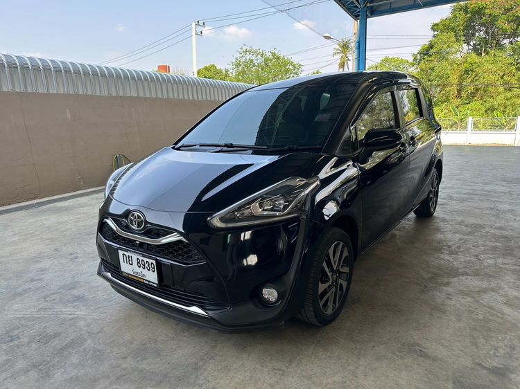 Toyota Sienta 2019 1.5 V Utility-car เบนซิน ไม่ติดแก๊ส เกียร์อัตโนมัติ ดำ