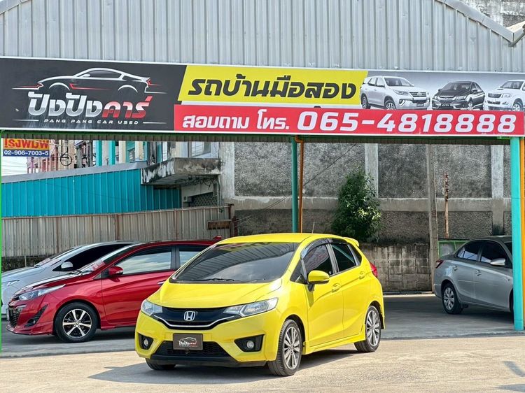Honda Jazz 2015 1.5 SV i-VTEC Sedan เบนซิน ไม่ติดแก๊ส เกียร์อัตโนมัติ เหลือง รูปที่ 4