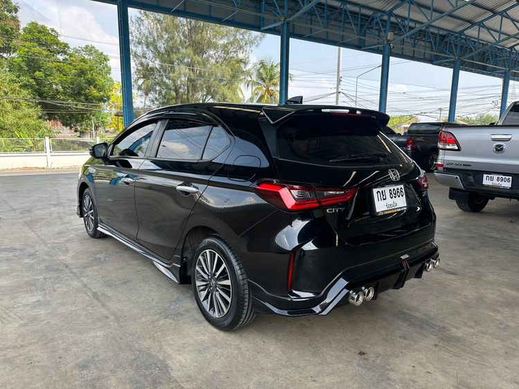 Honda City 2021 1.0 SV Sedan เบนซิน ไม่ติดแก๊ส เกียร์อัตโนมัติ ดำ รูปที่ 4