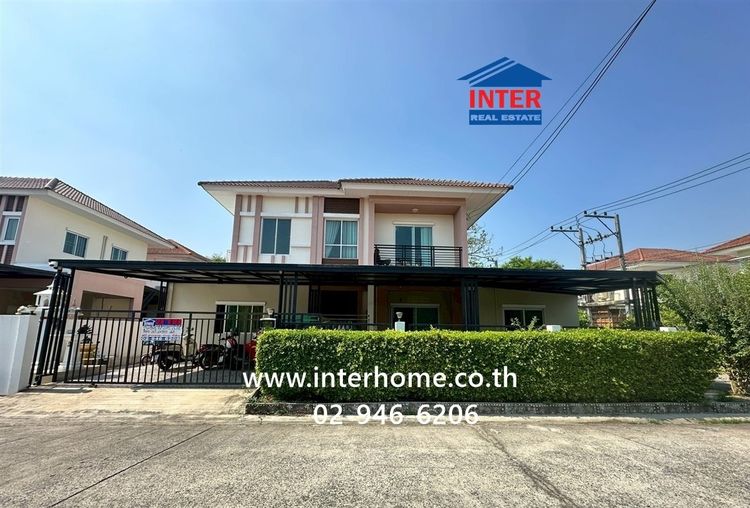 บ้านเดี่ยว 2 ชั้น 63 ตร.ว. หมู่บ้านบุรีรมย์ รังสิต คลอง4 ใกล้ตลาดลาดสวายคลอง4 ถนนรังสิต-นครนายก ถนนพระองค์เจ้าสายคลอง4 ลำลูกกา ปทุมธานี รูปที่ 2