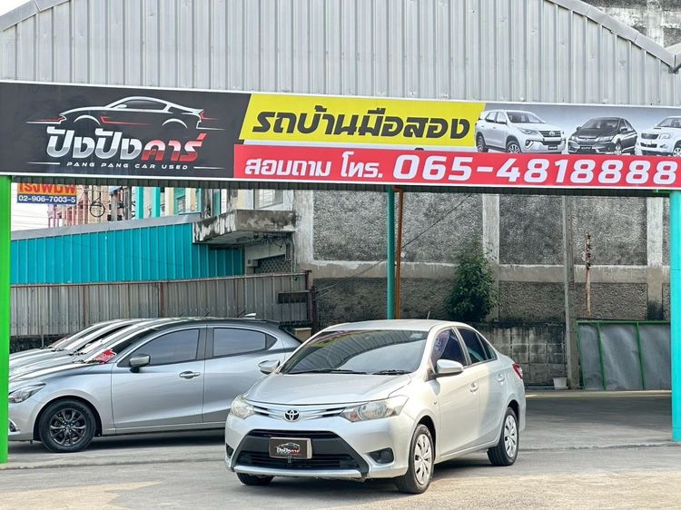 Toyota Vios 2013 1.5 J Sedan เบนซิน ไม่ติดแก๊ส เกียร์อัตโนมัติ เทา รูปที่ 4