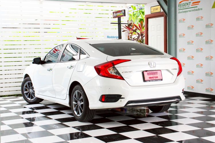 Honda Civic 2021 1.8 EL i-VTEC Sedan เบนซิน ไม่ติดแก๊ส เกียร์อัตโนมัติ ขาว รูปที่ 4