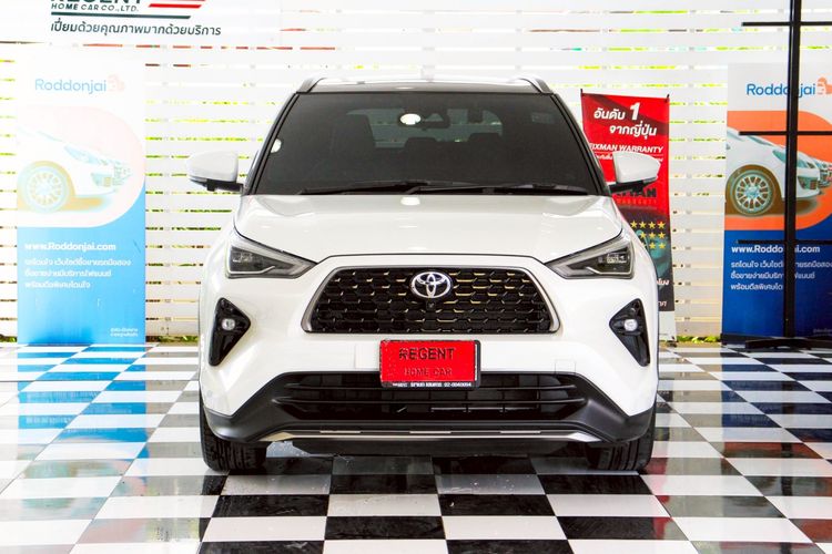 Toyota Yaris Cross 2025 1.5 HEV Premium Luxury Utility-car ไฮบริด ไม่ติดแก๊ส เกียร์อัตโนมัติ ขาว รูปที่ 2