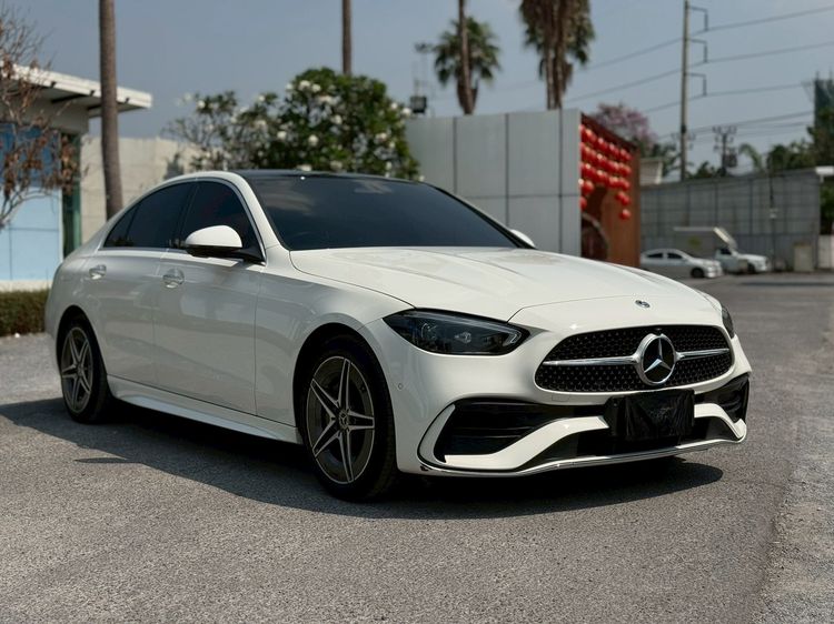 รถ Mercedes-Benz C-Class C350e สี ขาว