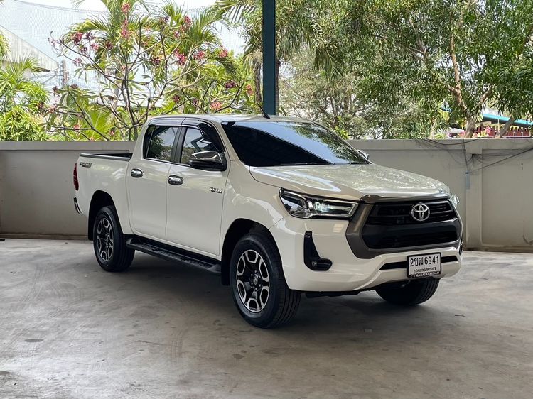 Toyota Hilux Revo 2021 Double Cab 2.4 Mid Prerunner Pickup ดีเซล ไม่ติดแก๊ส เกียร์อัตโนมัติ ขาว รูปที่ 3