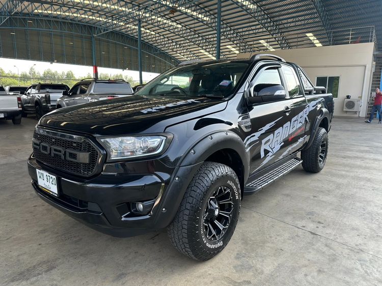 รถ Ford Ranger 2.2 Hi-Rider XLT สี ดำ