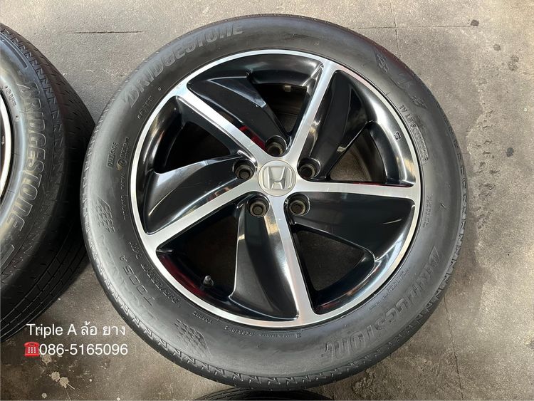✨ล้อแม็กพร้อมยาง✨Honda HRV RS ขอบ 17 ดำหน้าเงา รูปที่ 5