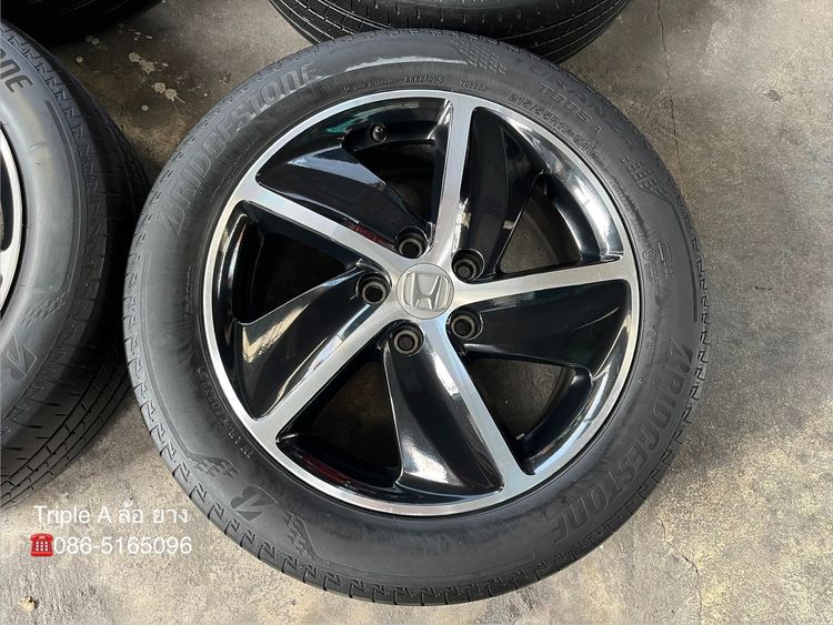 ✨ล้อแม็กพร้อมยาง✨Honda HRV RS ขอบ 17 ดำหน้าเงา รูปที่ 3