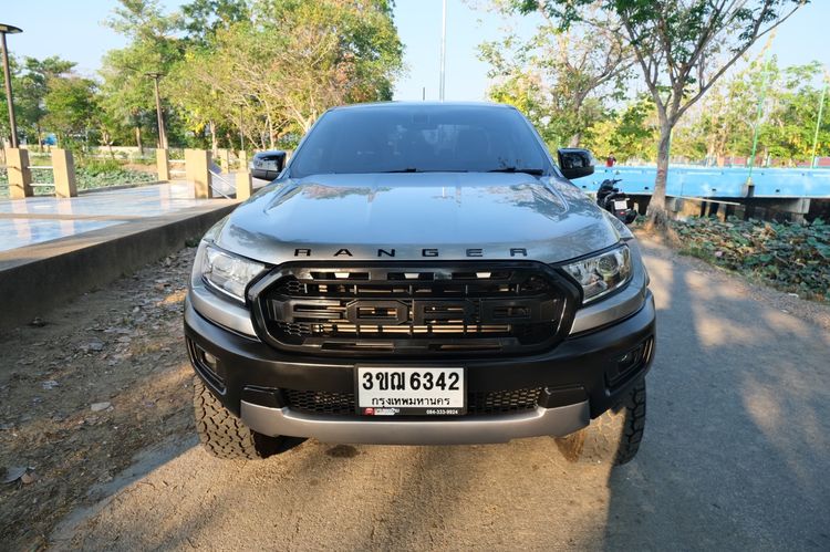 Ford Ranger 2022 2.2 Hi-Rider XLT Pickup ดีเซล ไม่ติดแก๊ส เกียร์อัตโนมัติ เทา รูปที่ 2