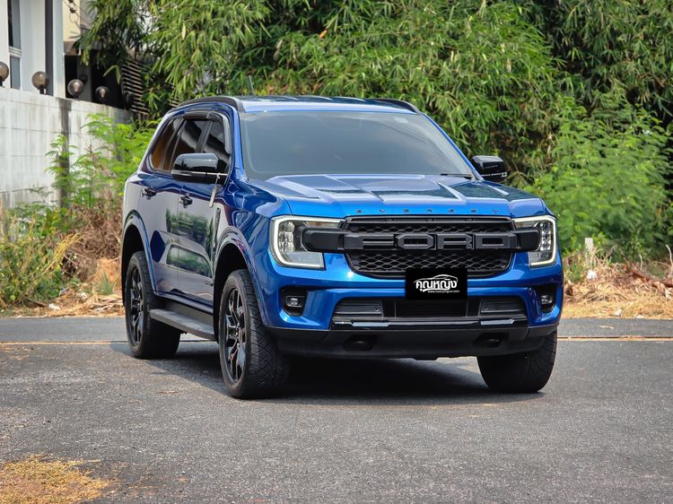 รถ Ford Everest 2.0 Turbo Sport สี น้ำเงิน